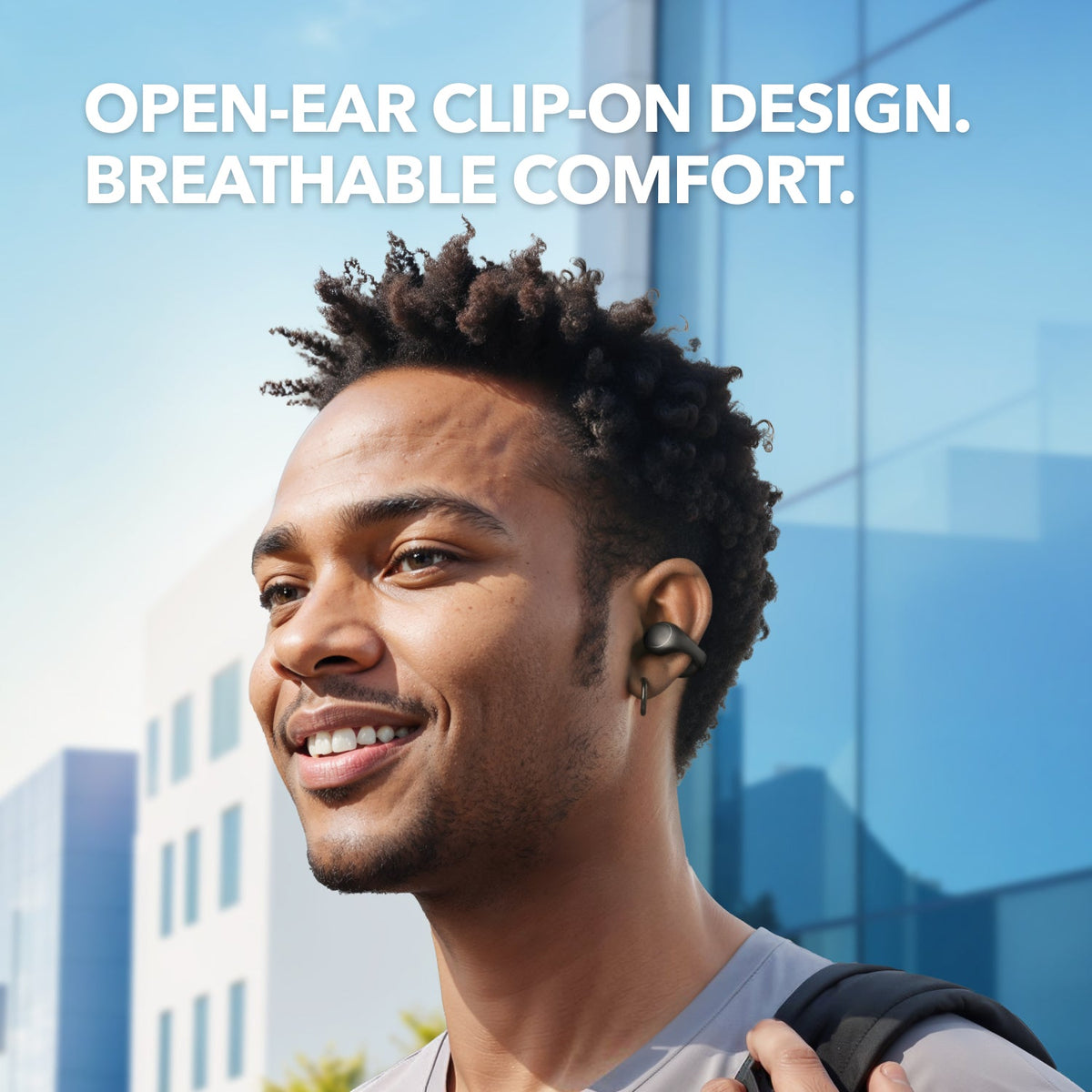 soundcore C40i | Flexible and Comfortable Clip-On Earbuds