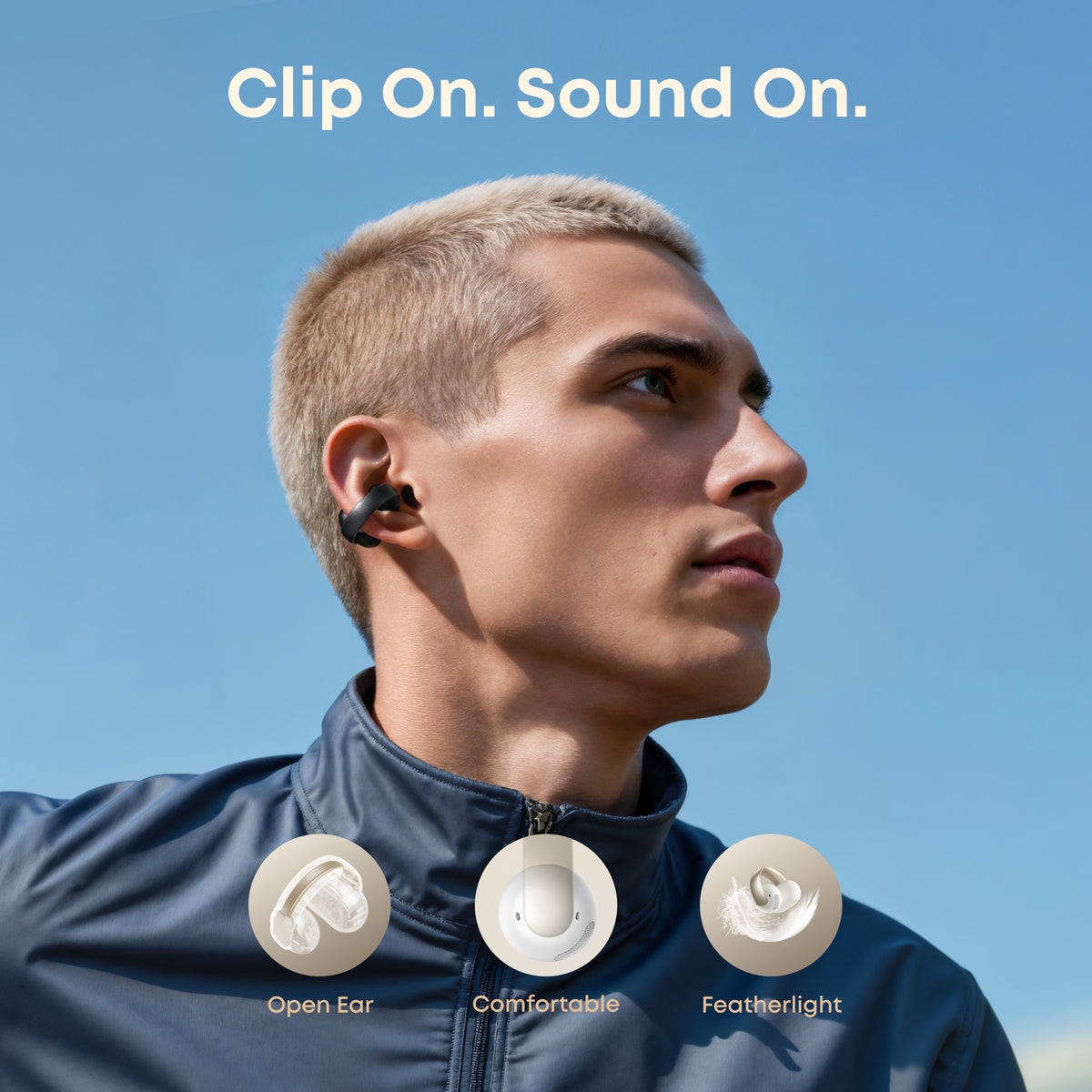 AeroClip |  Open-Ear Clip-On Earbuds with Adaptive Comfort