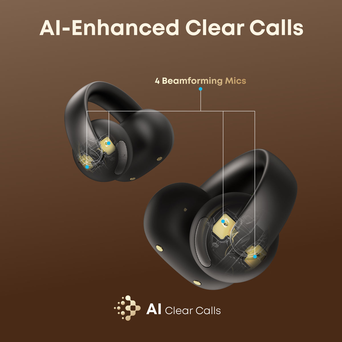 AeroClip |  Open-Ear Clip-On Earbuds with Adaptive Comfort