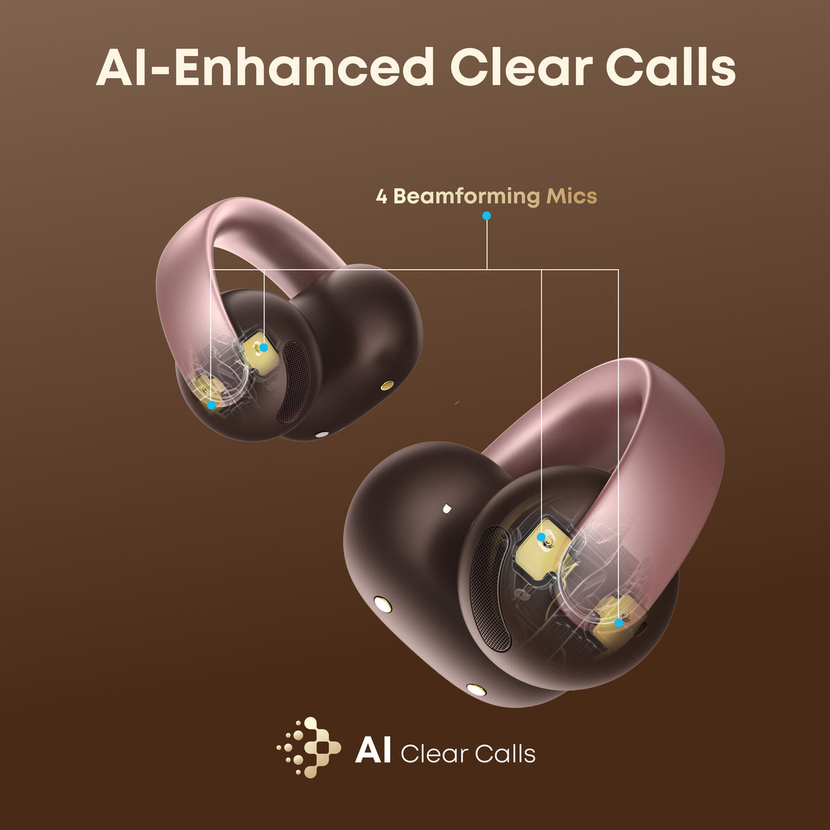 AeroClip |  Open-Ear Clip-On Earbuds with Adaptive Comfort