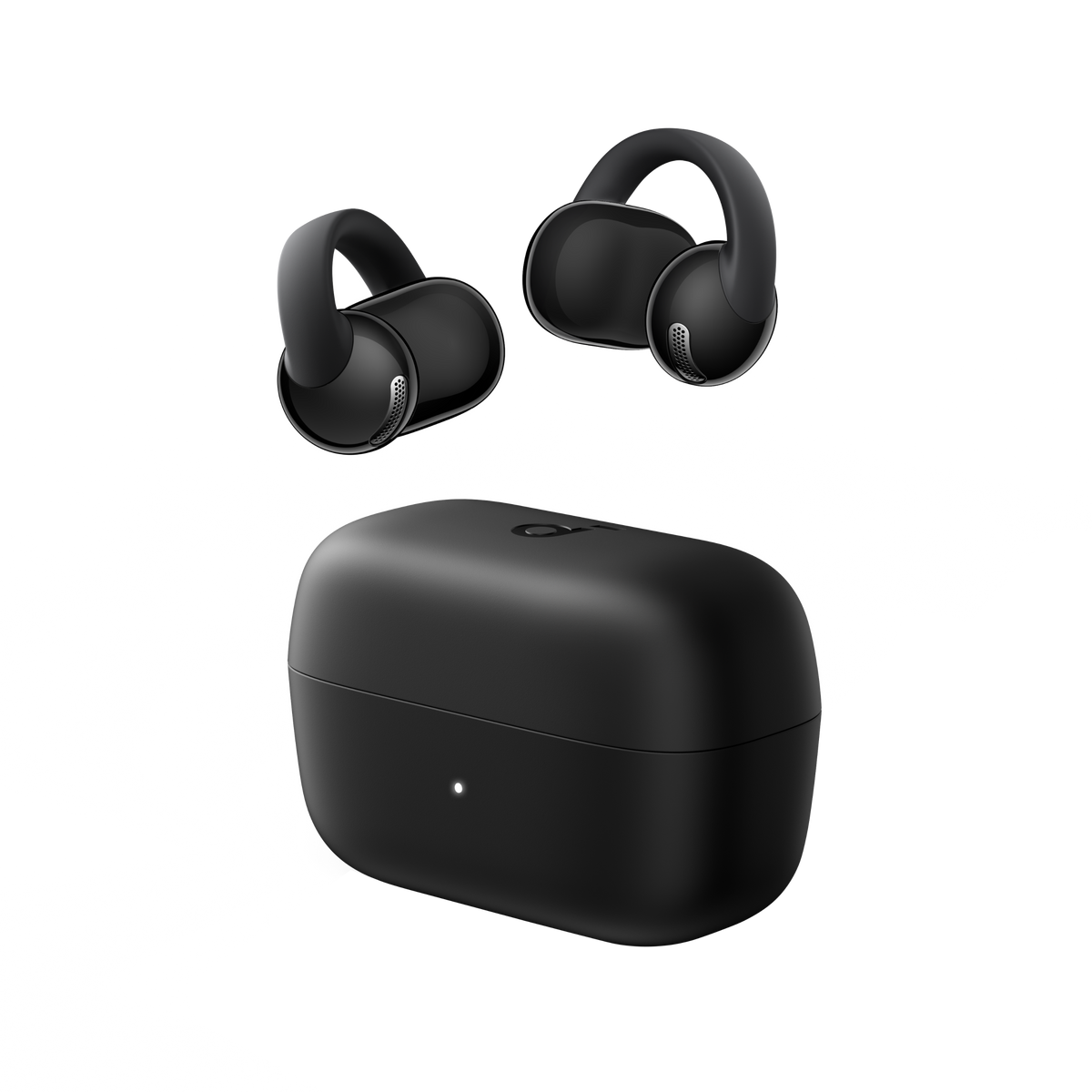 soundcore clip earbuds with charging case, open-ear design