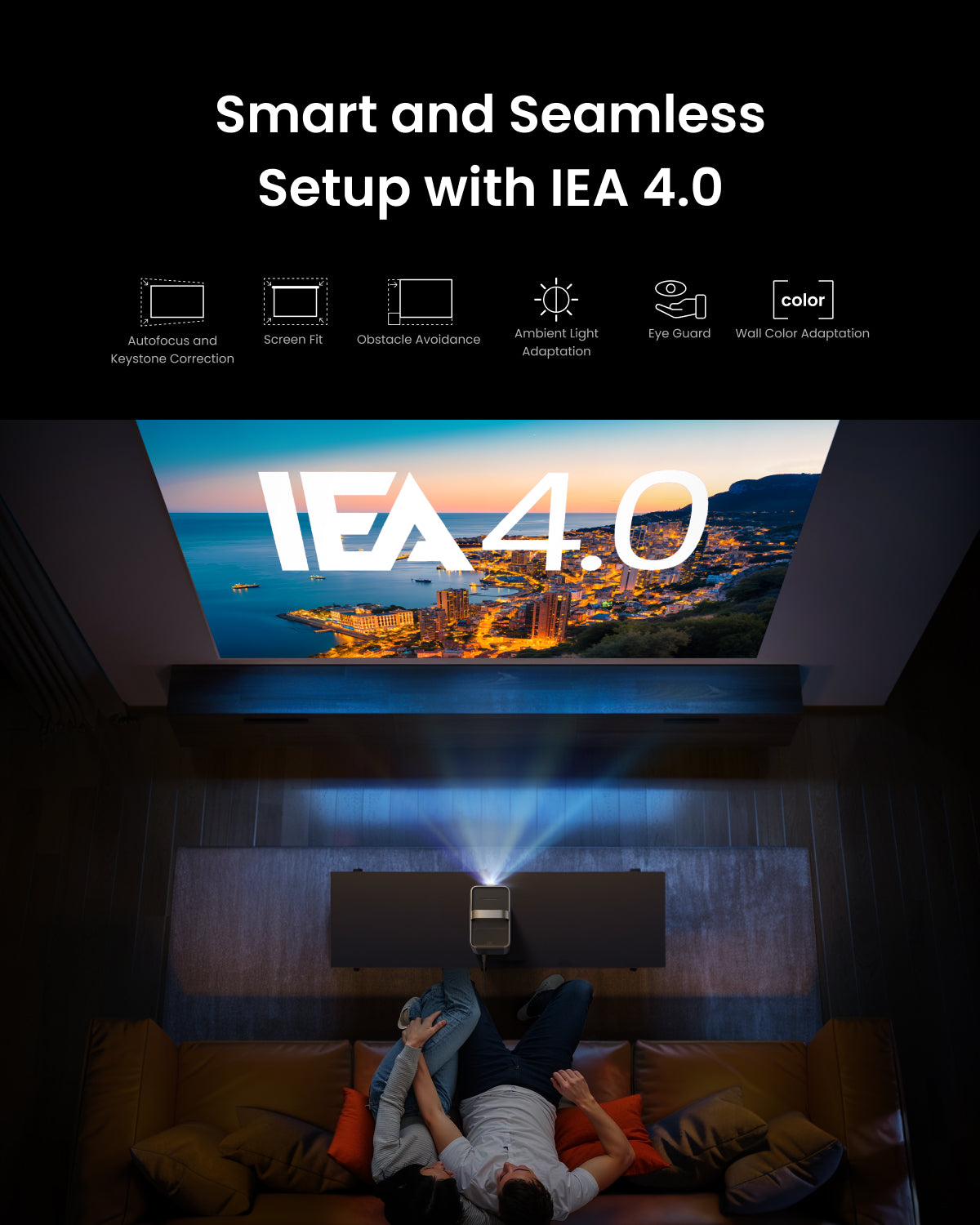 Cosmos 4K SE | Dolby Vision Projector with Google TV