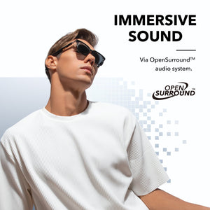 Soundcore Frames Landmark (Black) | Bluetooth Audio Glasses